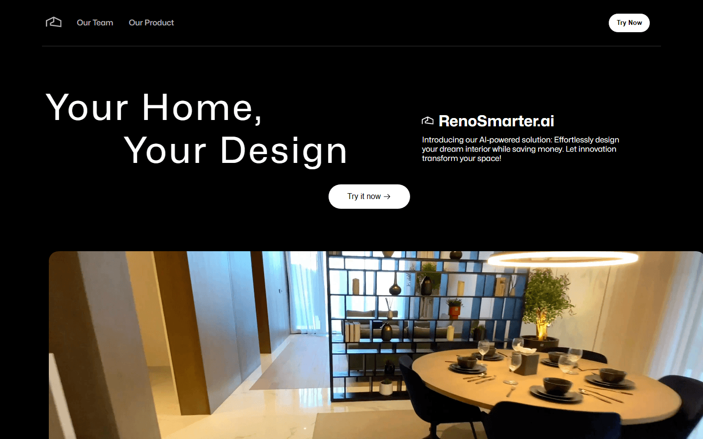 RenoSmarter.ai home page